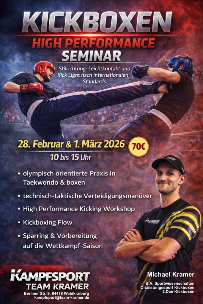 High Performance Seminar im Kickboxen in Waldkraiburg