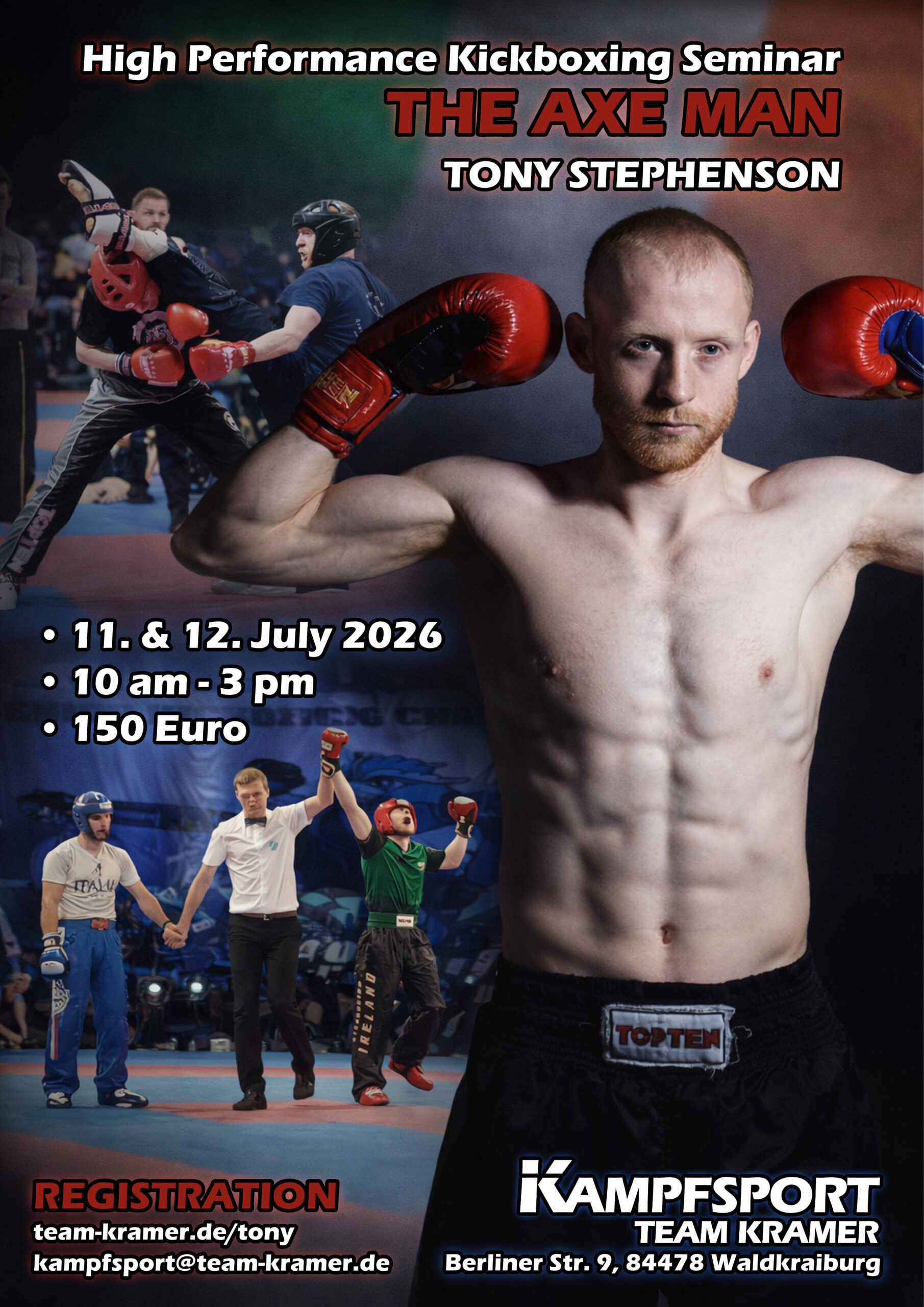 Tony Stephenson Kickbox Seminar in Waldkraiburg