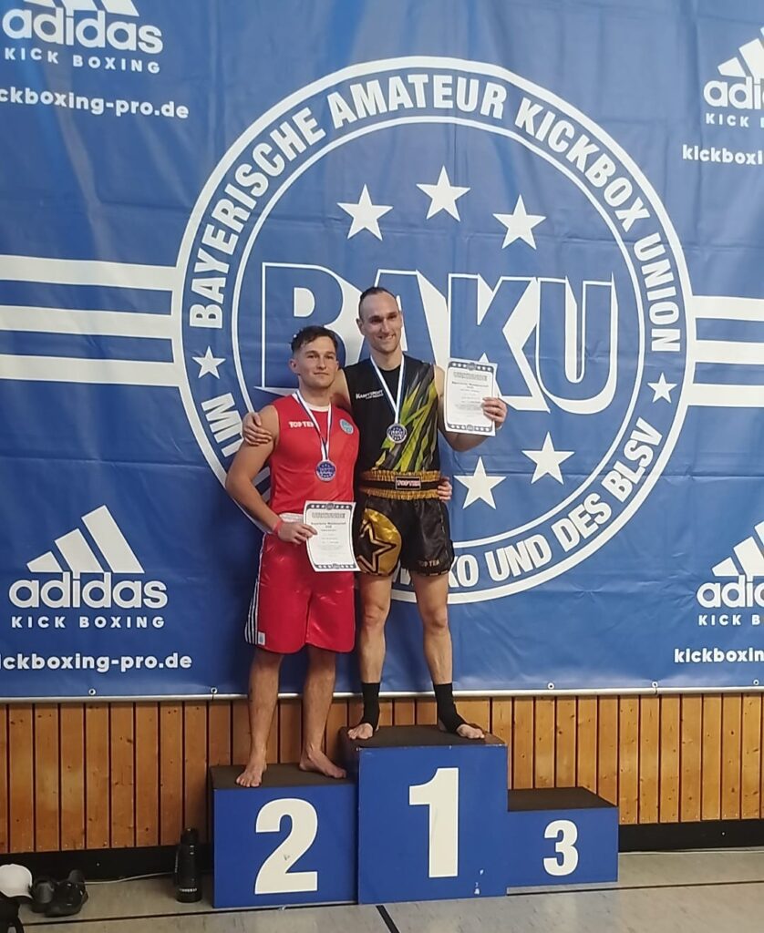 Michi ist Bayerischer Meister im Kick Light -84kg