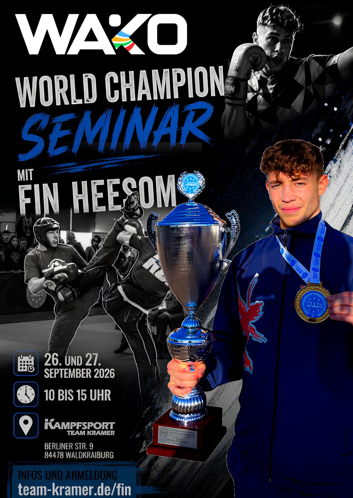 Tony Stephenson Kickbox Seminar in Waldkraiburg